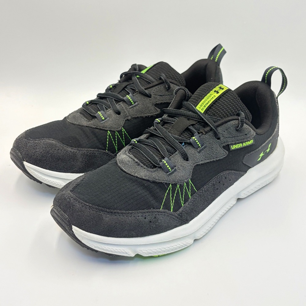 Under Armour Charged Verssert 2 Running‎ Shoes Mens 9 Black Hypergreen